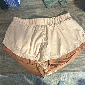 Stylish Two-Tone Athletic Shorts